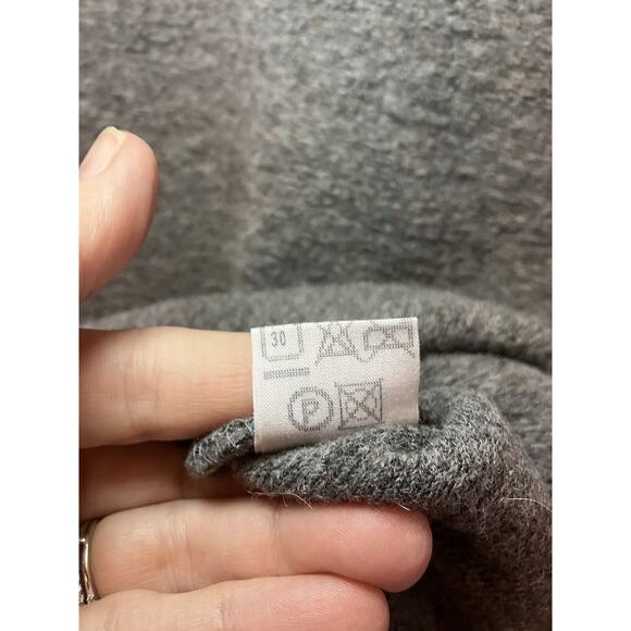 ALPENLAND Sport Mens Gray 1/4 Zip pullover Poly/Wool/Linen Blend Medium - Picture 8 of 14